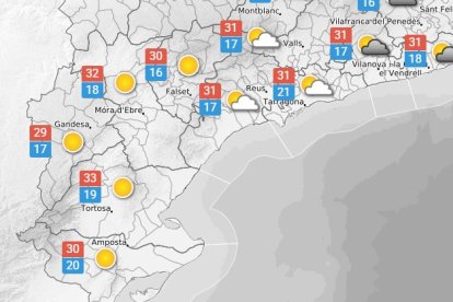 Divendres 22 d'agost: fins a migdia, el cel estarà serè o poc ennuvolat en conjunt