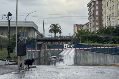 Lluvias torrenciales en una imagen de archivo.