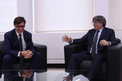 Los dos presidentes se han reunido este martes, 2 de septiembre, en Bruselas.