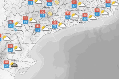 La previsió meteorològica per aquest diumenge, 7 de setembre.