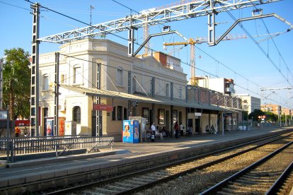Imagen de archivo de la estación de Castelldefels, en Barcelona