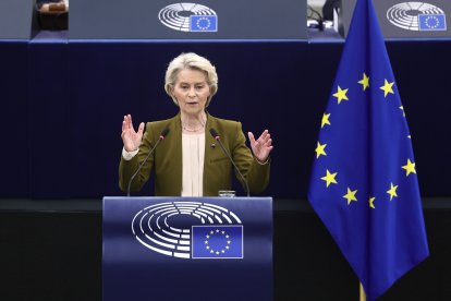 La presidenta de la Comisión Europea, Ursula von der Leyen