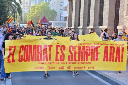 L'Esquerra Independentista es manifesta a Reus.