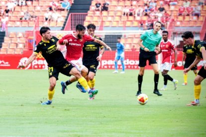Jaume Jardí, durante el partido.