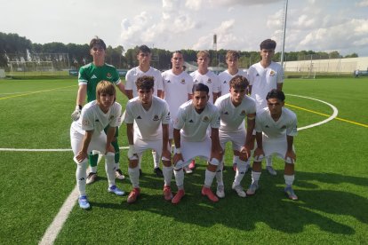 El primer once inicial de Joan Oriol en liga.