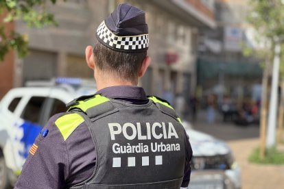 Un agente de la Guàrdia Urbana de Tarragona.