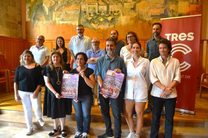 El Festival TRESC Conca, presentat aquest dimarts 16 de setembre a Montblanc, compta amb molts agents implicats, especialment del territori.
