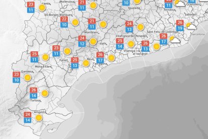 Dilluns 22 de setembre: el sol tornarà a guanyar protagonisme a mesura que avanci el dia
