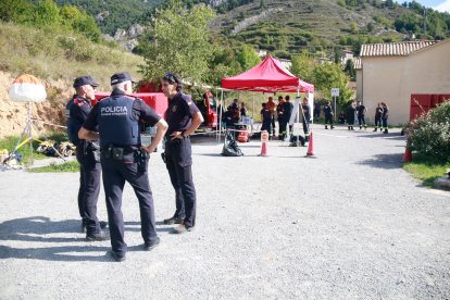 Dispositivo de búsqueda de un hombre desaparecido en Gombrèn