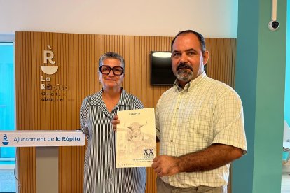 Helena Queral i Antonio Carmona, en la presentació del Congrés.