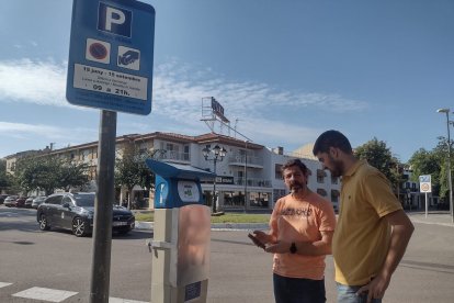 Dani Franquès, concejal de Hacienda, y Jordi Molinera, coalcalde de Altafulla.