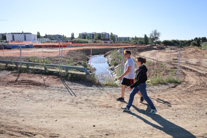 El nuevo canal del barranco tendrá 30 metros de ancho.