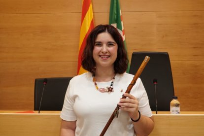 L'alcaldessa del Catllar, Alba López (PSC).