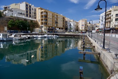 El Port de l'Ametlla de Mar, en obres.