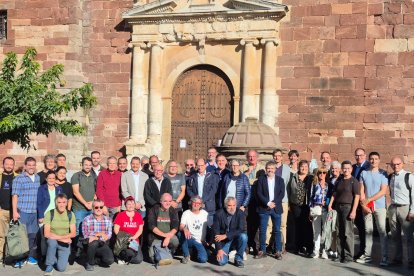 Els alcaldes, reunits aquest dimarts a la tarda.