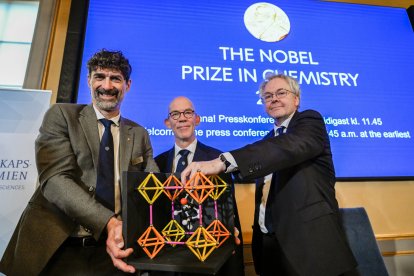 Los tres premiados.