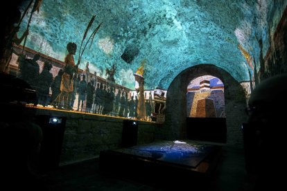 Este fin de semana se podrá visitar gratis el 'mapping' de la Volta del Pallol.