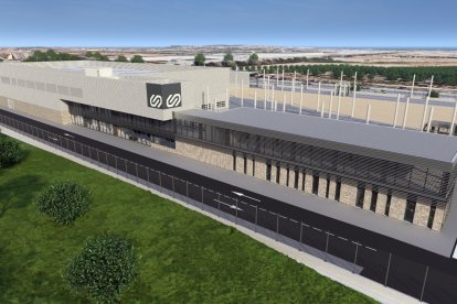 Imagen virtual del futuro centro de operaciones del tranvía en Vila-seca.