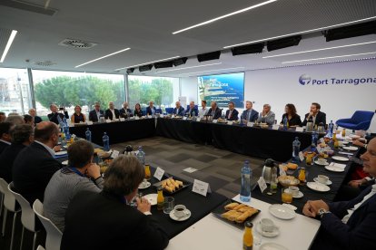 Un momento de la jornada 'Executive Forume' en el Port de Tarragona.