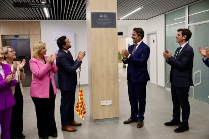 Momento de la inauguración del hospital Viamed Tarragona