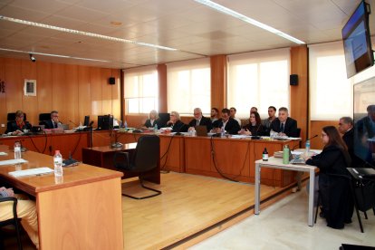 Un momento del juicio.