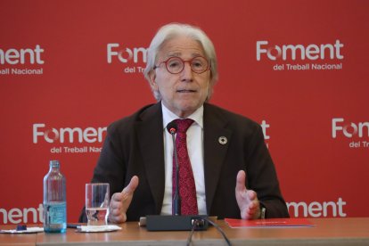 Josep Sánchez Llibre, presidente de Foment del Treball.