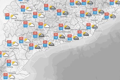 Dilluns 20 d'octubre: Núvols al matí i sol a la tarda