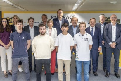 Un instante de la presentación del Rally RACC Cataluña.