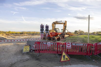 La zona de Creixell que está siendo renaturalizada.