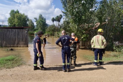 Inundacions a la zona dels Ullals de Baltasar.