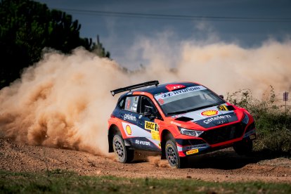 Pepe López fue el más rápido en la primera jornada del RallyRACC en Salou.