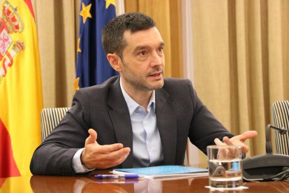 El ministro de Consumo, Pablo Bustinduy, este lunes en Madrid