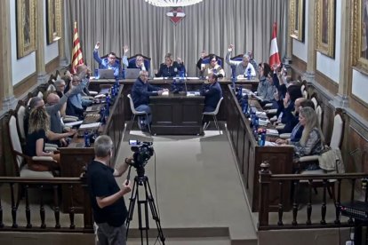 Instant de l'aprovació de l'adhesió de Valls a l'Àrea Metropolitana del Camp de Tarragona.