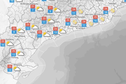 La previsió del temps per aquest dissabte 1 de novembre