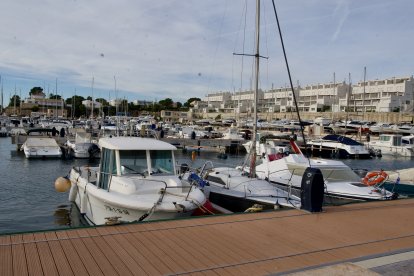 Imatge del port de Calafat, a l'Ametlla de Mar, municipi que ha rebut més ajuts