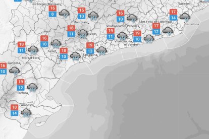 La previsió del temps per aquest dissabte 8 de novembre