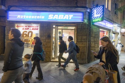 La autoescuela Sabat, en el centro de Tarragona.