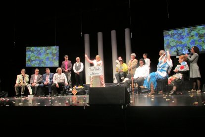 Escena de l'obra que es torna a representar el diumenge 16 a Alcanar