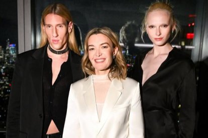 Marta Ortega durante la presentación de la nueva cápsula que la marca de Inditex ha creado junto al diseñador Ludovic de Saint Sernin