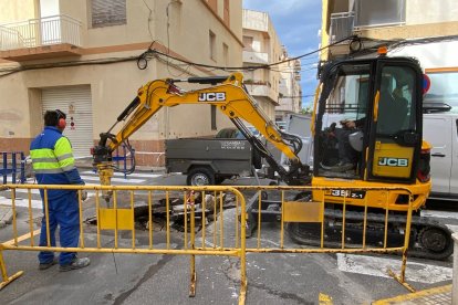 Les obres en marxa a l'Ametlla de Mar.