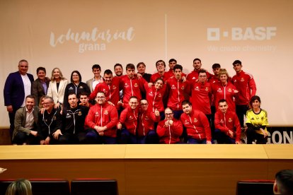 Presentación del Nàstic Genuine y de los voluntarios en la Antiga Audiència.