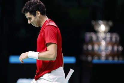 Munar cayó en el partido definitivo de la Copa Davis.