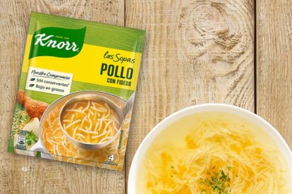 Imagen promocional de la sopa deshidratada de la cual se han encontrado lotes contaminados