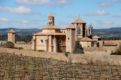 El Monestir de Poblet, en la Conca de Barberà.