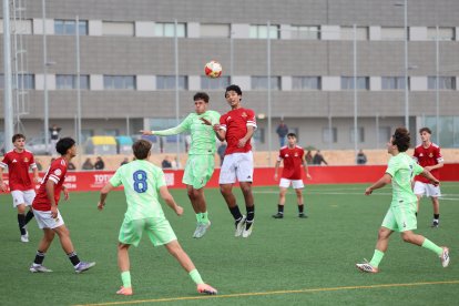 El Juvenil A del Nàstic logró empatarle al Juvenil A del Barça.