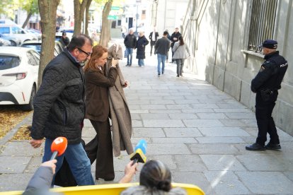 Koldo García entrando en sede judicial.