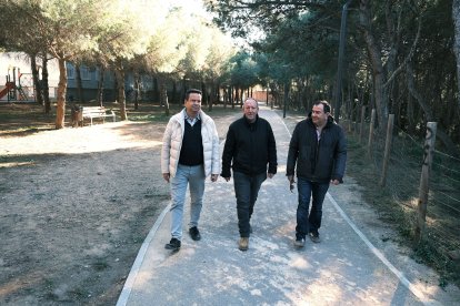 Visita del nuevo carril bici de Cambrils situado entre el Joan Ardevol y el barranco Mare de Déu del Camí