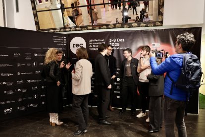 Foto de familia del arranque del Festival Internacional de Cinema Tarragona.