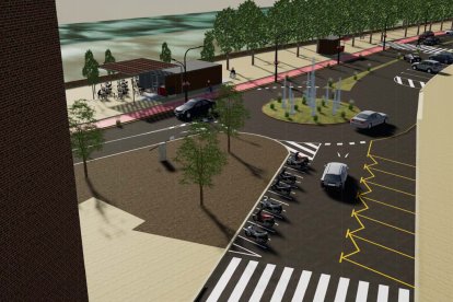 Així quedarà la reordenació amb la rotonda i el nou establiment d'oci