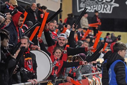 Los aficionados del Reus llenaron el Estadi este miércoles